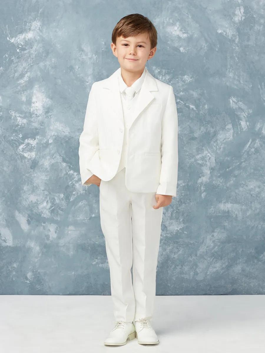 The White Suit Formal Boys Suit