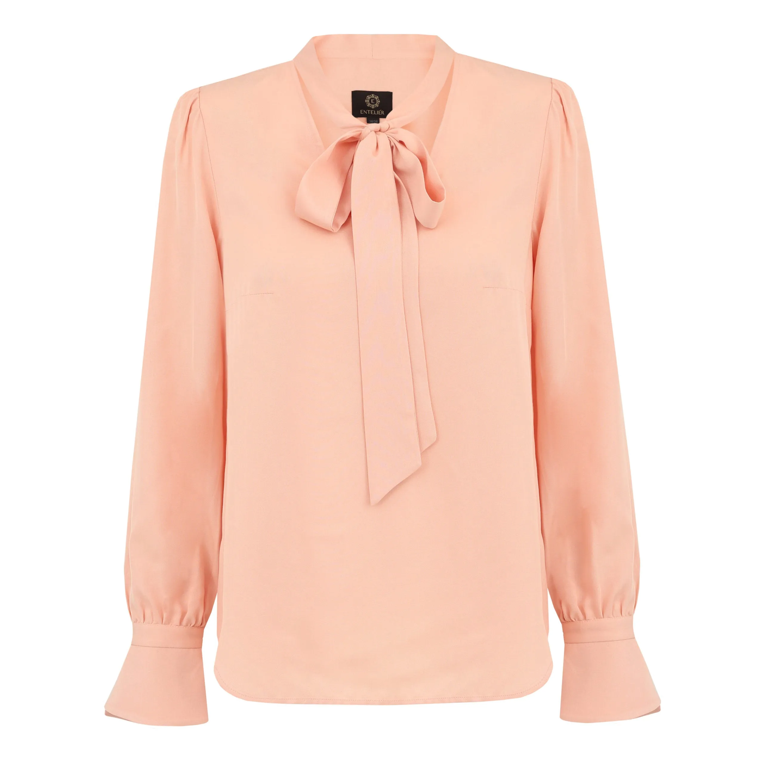 Tie Front Blouse Peach