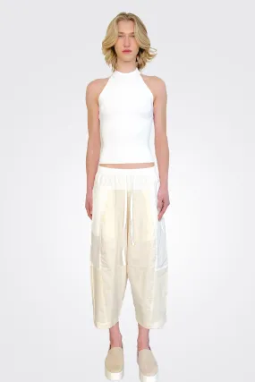 Tie Waist Pants - Ivory