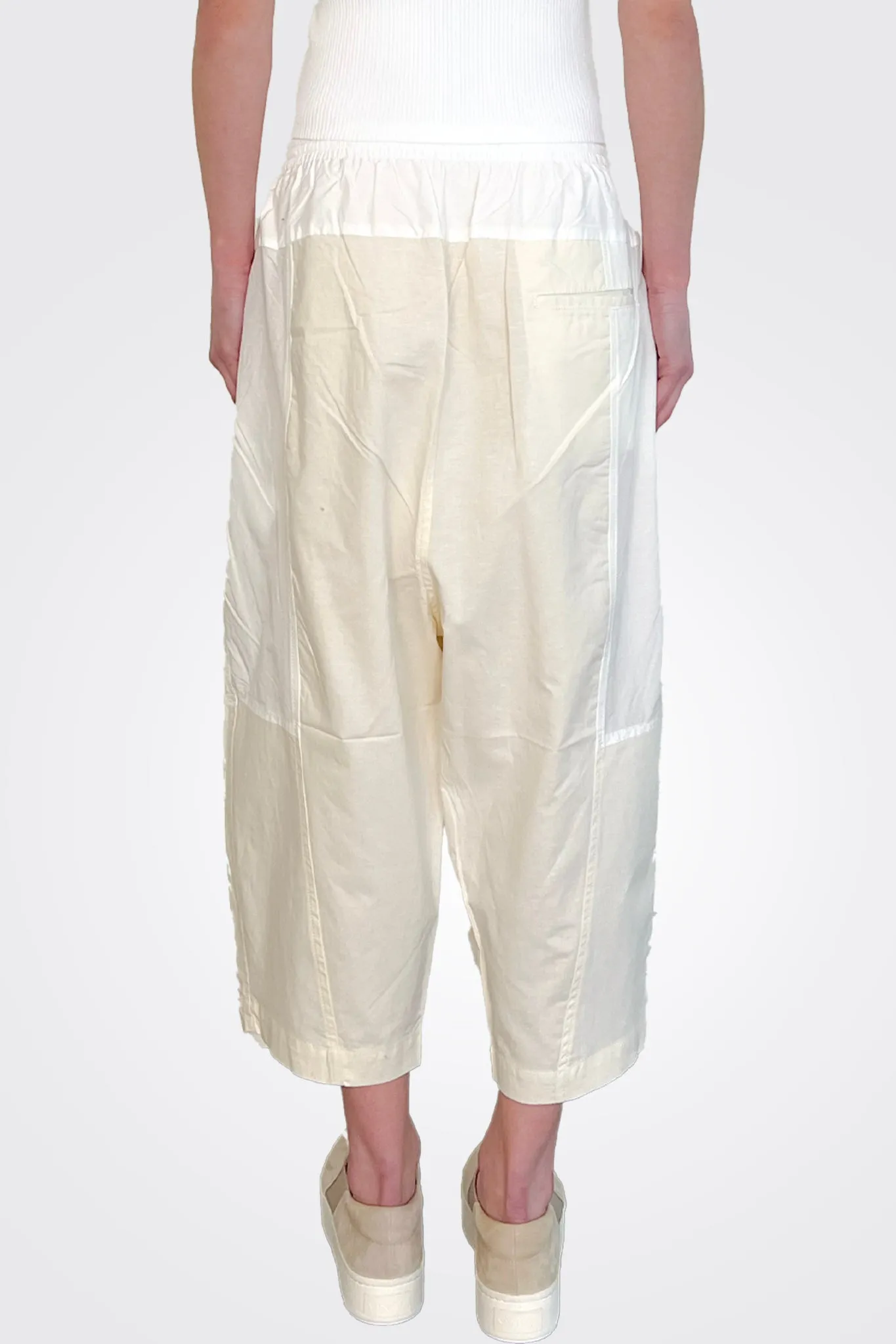 Tie Waist Pants - Ivory