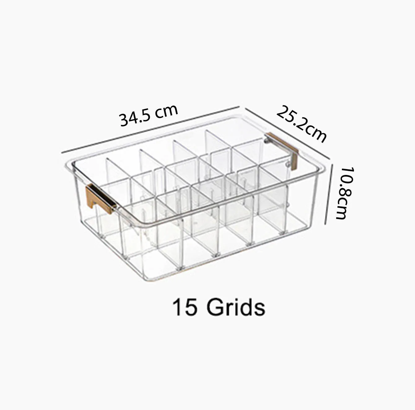 Under Shelf Drawer Pull Out Organiser-15 Grids