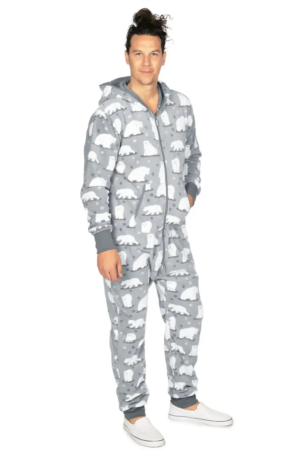 Unisex Polar Bear Christmas Jumpsuit