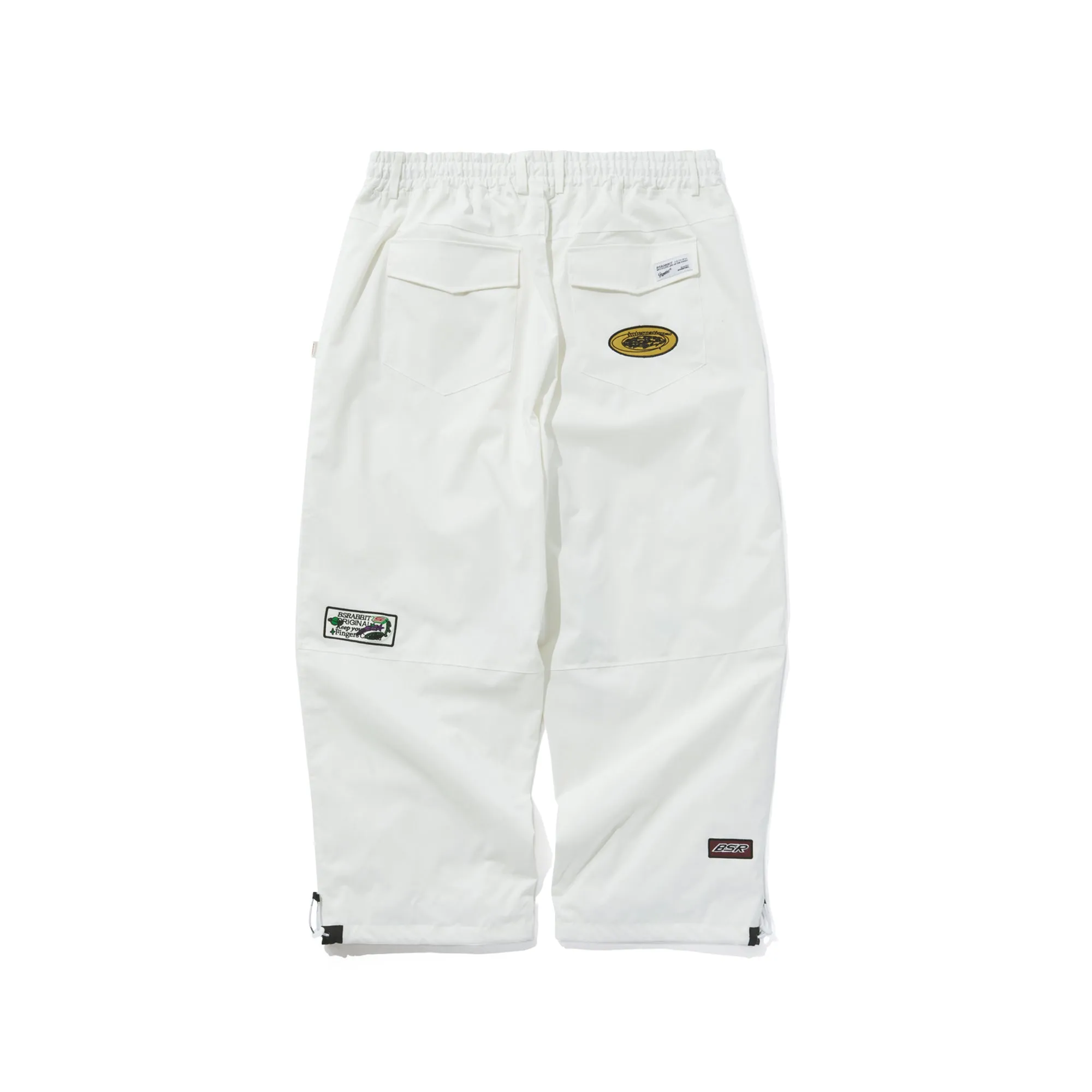 VARIETY PATCH SUPER WIDE VENTILATION PANTS WHITE