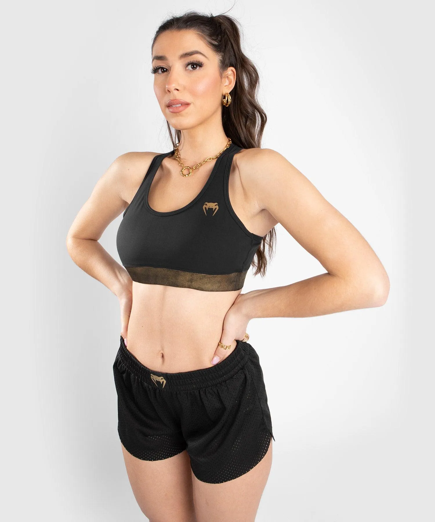 Venum Lightning Sport Bra - Black/Gold