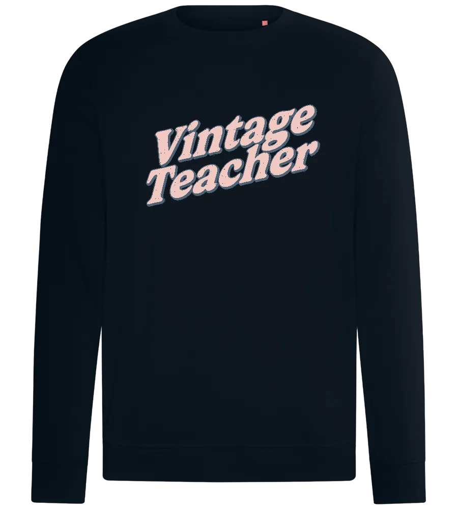 Vintage Teacher Retro Design - Comfort unisex sweater