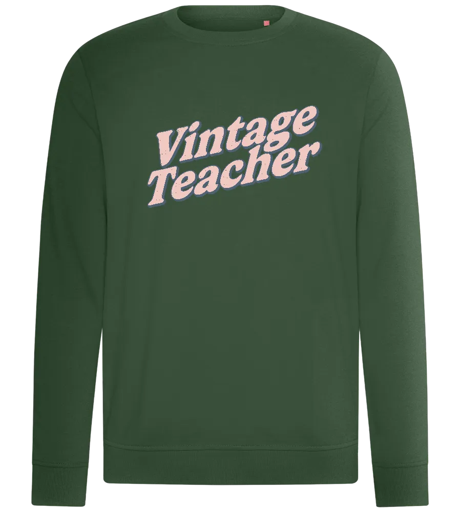 Vintage Teacher Retro Design - Comfort unisex sweater