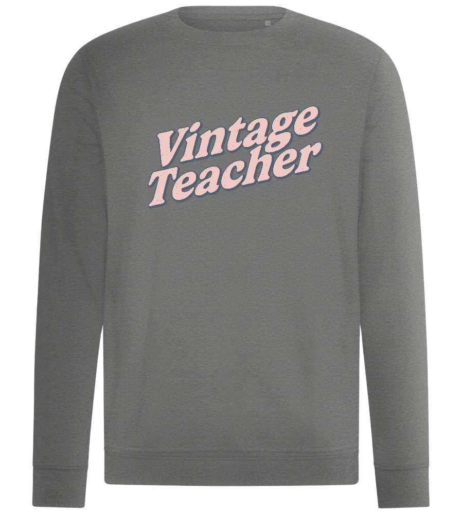 Vintage Teacher Retro Design - Comfort unisex sweater