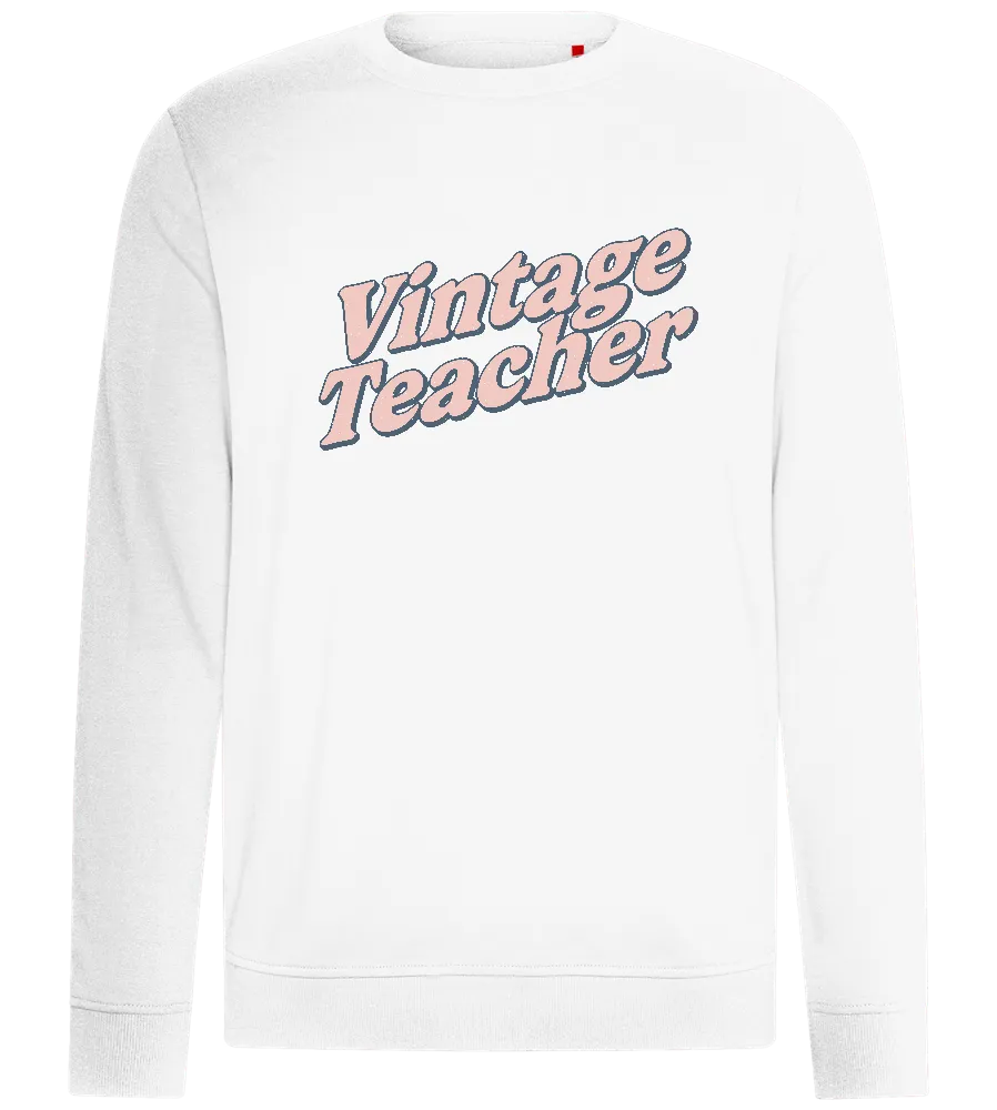 Vintage Teacher Retro Design - Comfort unisex sweater