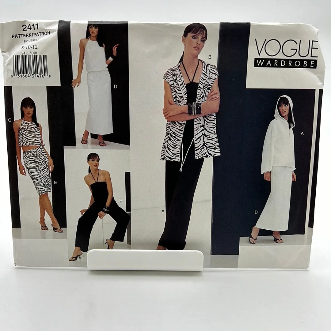 VOGUE Pattern, Misses' Jacket, Dress, Top, Skirt & Jumpsuit (PVO2411)