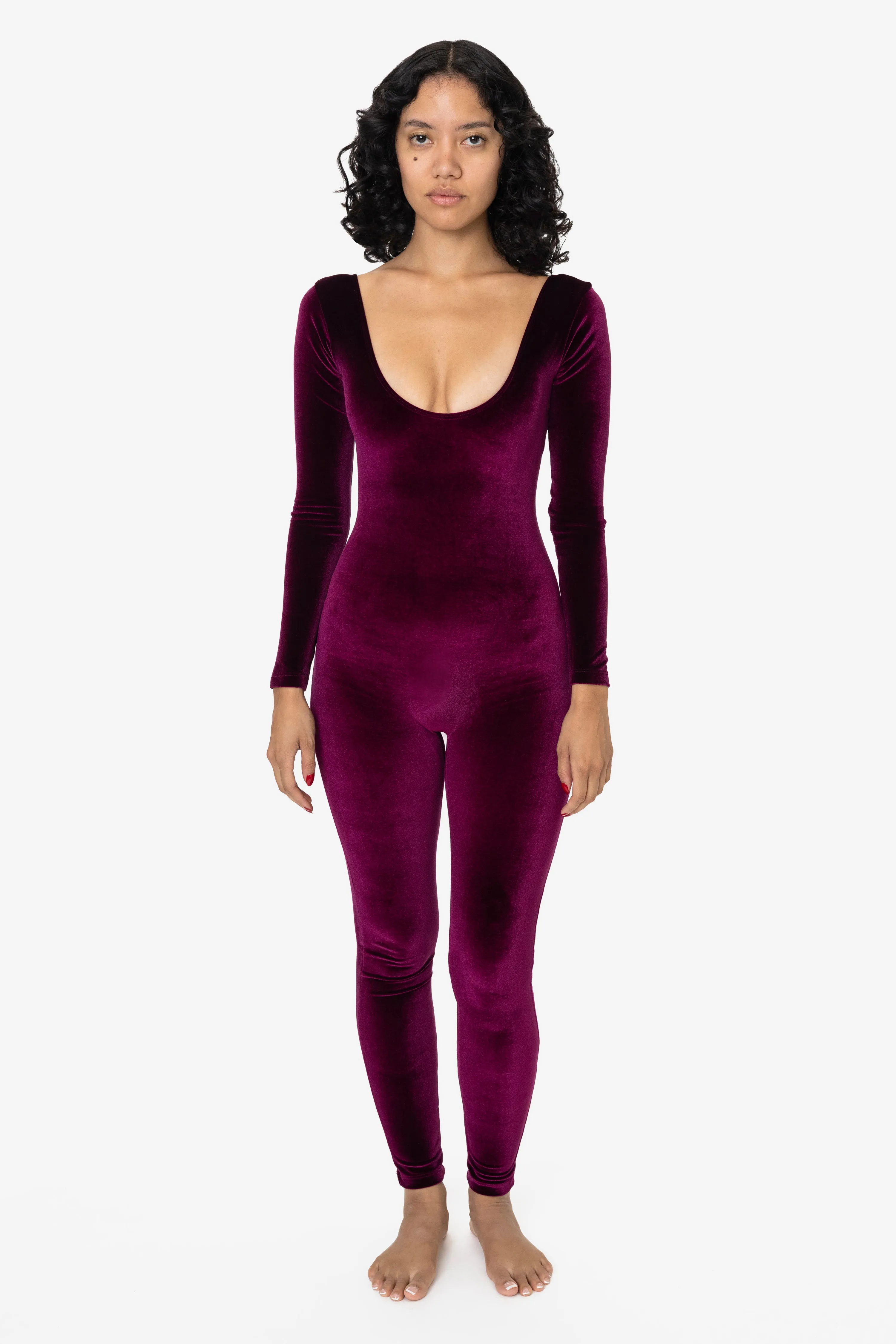 VVT228 - Velvet Long Sleeve Unitard