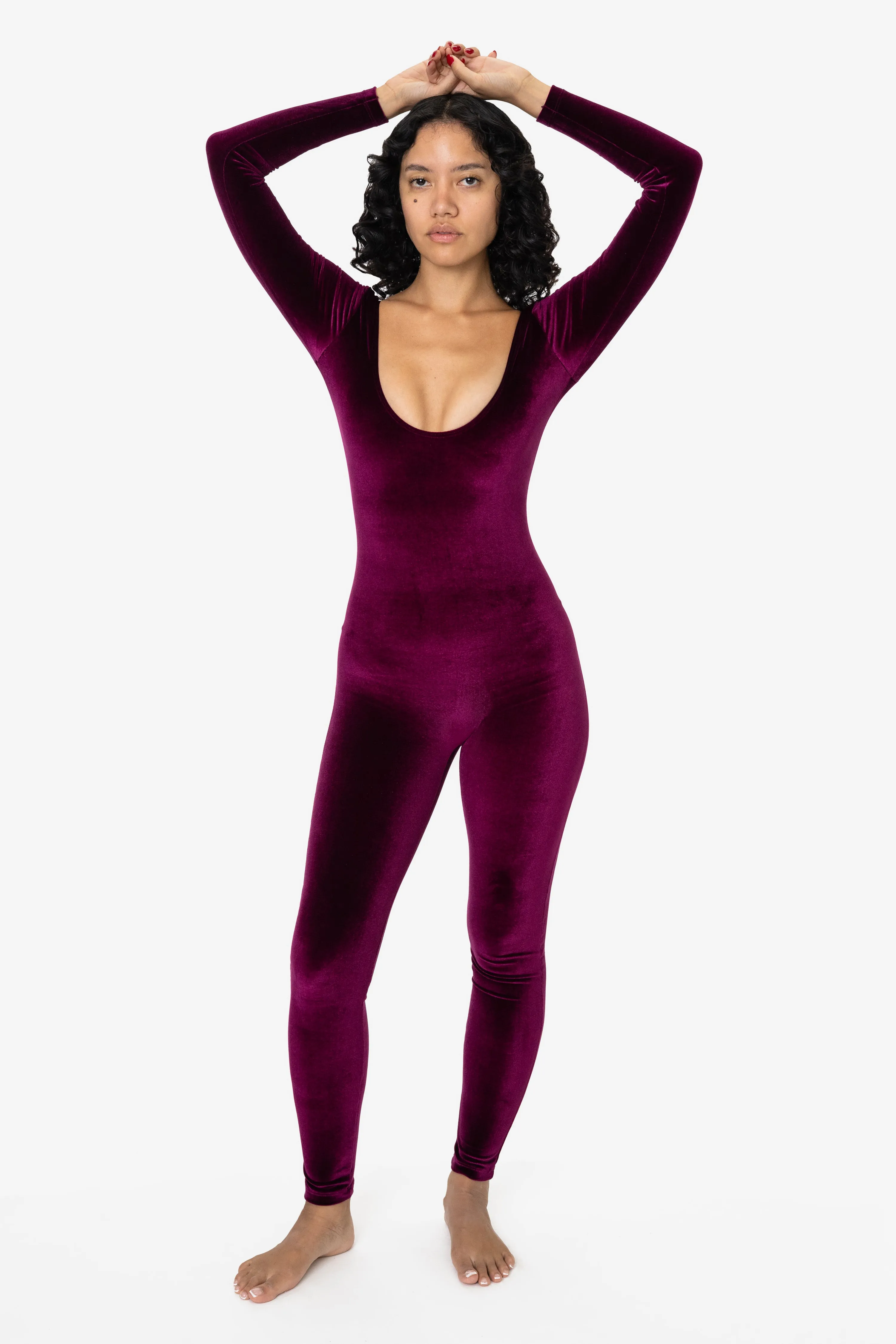 VVT228 - Velvet Long Sleeve Unitard