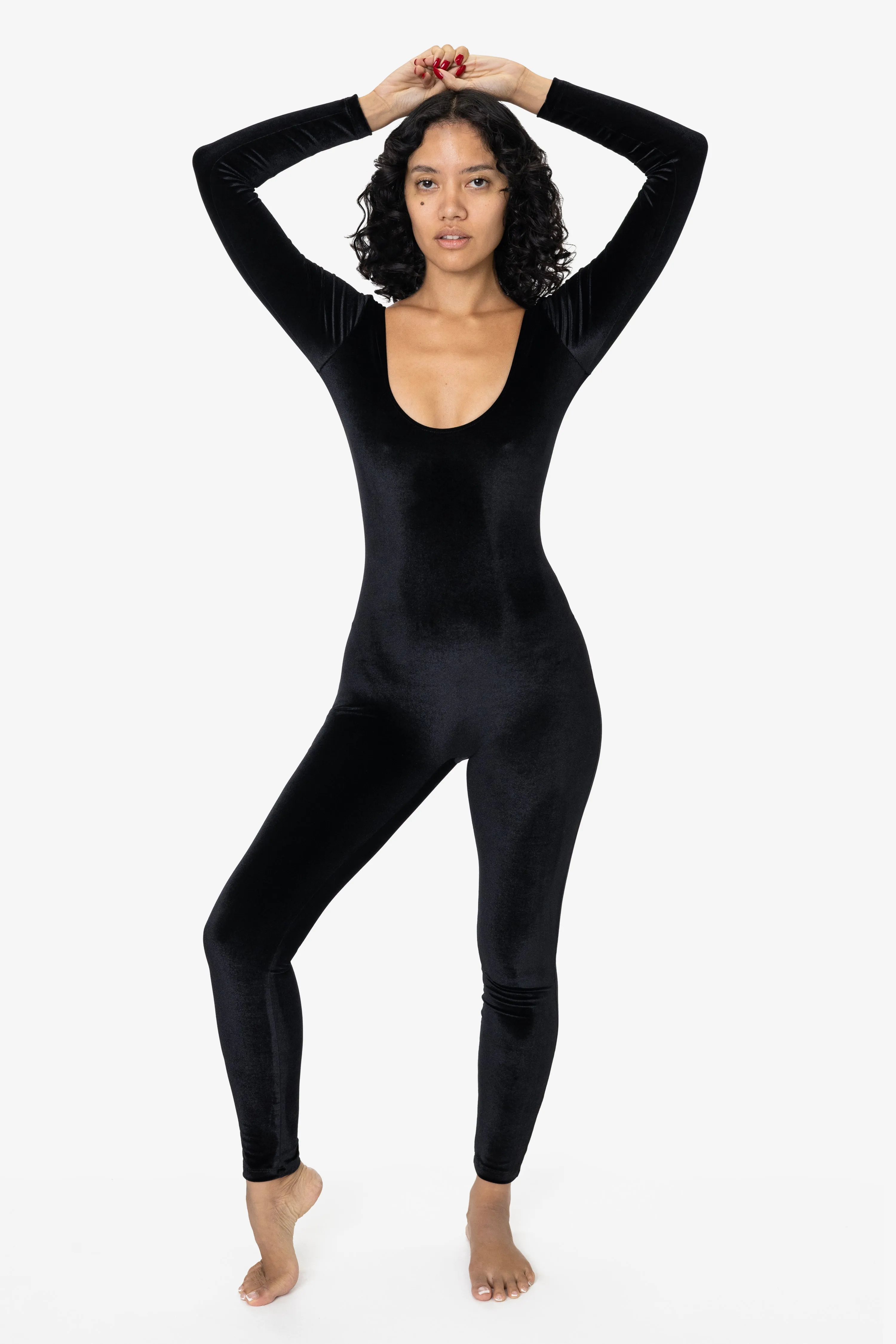 VVT228 - Velvet Long Sleeve Unitard