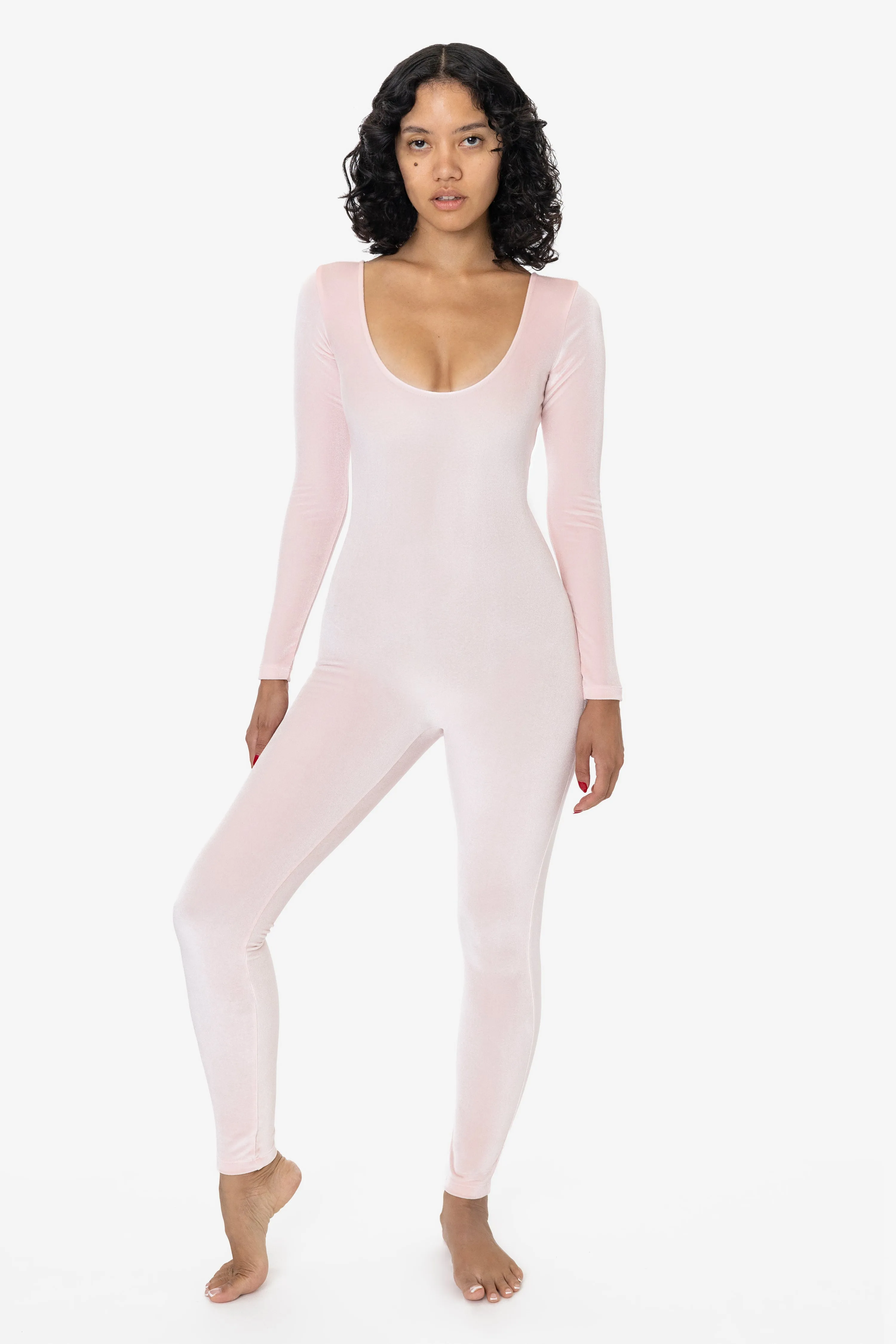 VVT228 - Velvet Long Sleeve Unitard